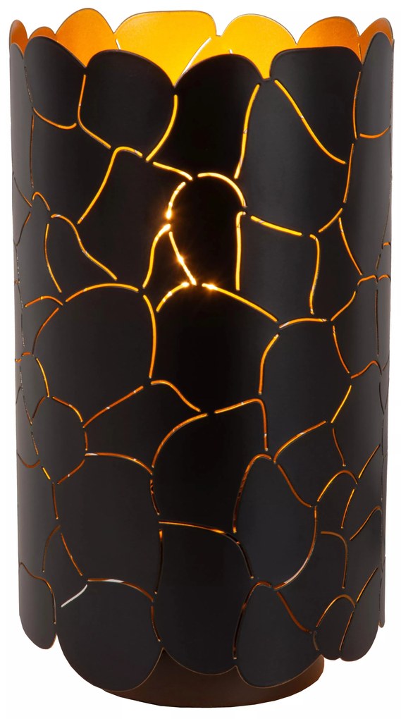 Φωτιστικό Επιτραπέζιο Lucide 21534-15-30 ALMELO Μαύρο Ματ (Black Mat)|Χρυσό Χρώμα (Gold Coloured)