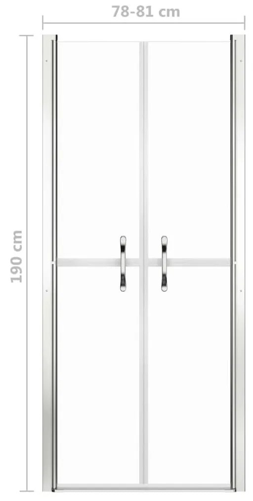 Πόρτα Ντουζιέρας Διαφανής 81 x 190 εκ. από ESG