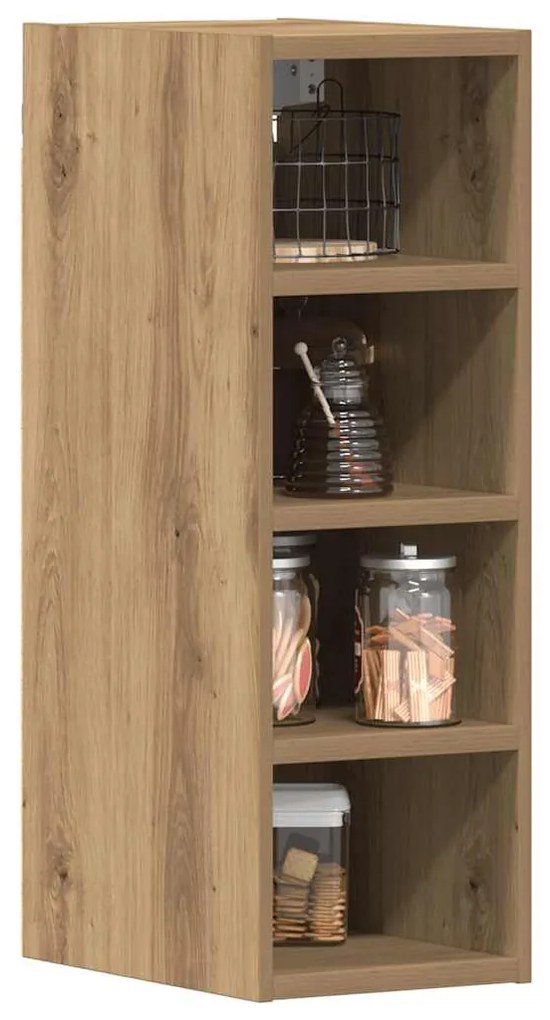 Κρεμαστό Ντουλάπι "Riga" Δρυς Χειροποίητο 20x29,5x60 εκ. από Τεχνητό Ξύλο