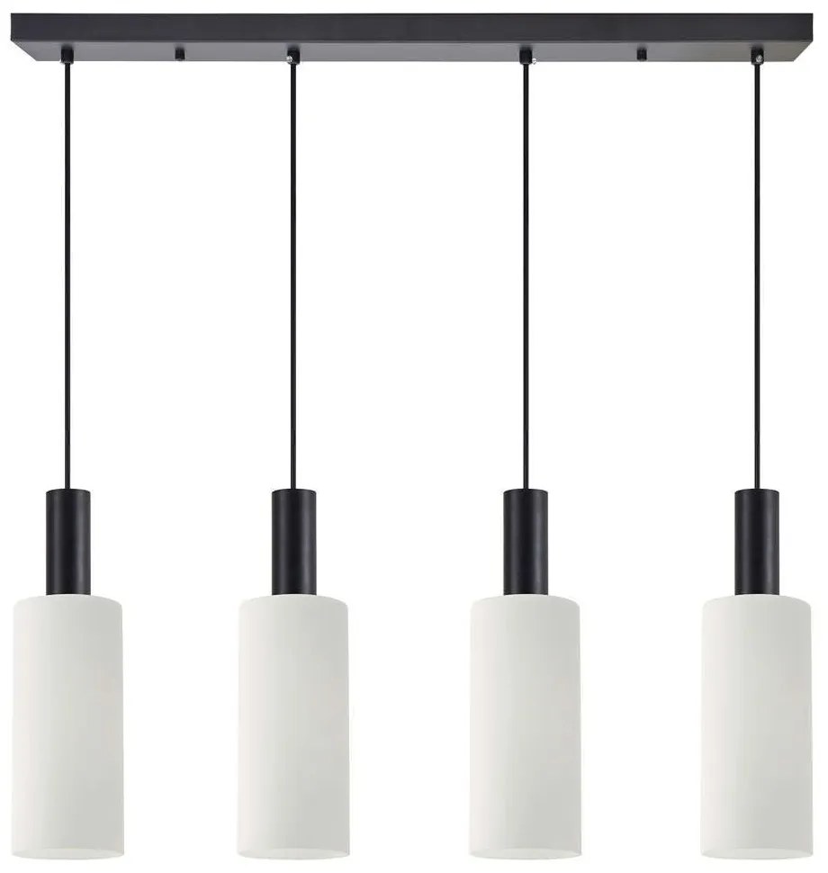 Φωτιστικό Οροφής - Ράγα Adept Tube 77-8567 85x12x300cm 4xE27 60W Black-White Homelighting