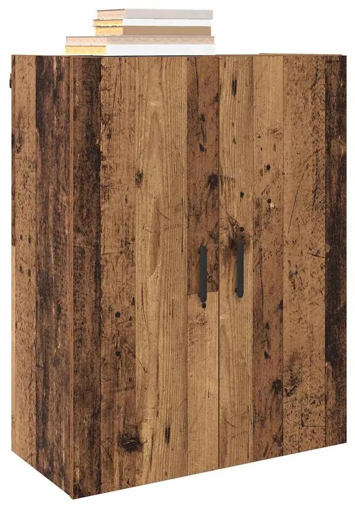 vidaXL Επιτοίχιο ντουλάπι Παλαιό ξύλο 69.5 x 34 x 90 εκ.