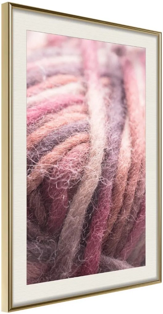 Αφίσα - Skein of Wool - 30x45 - Χρυσό - Με πασπαρτού