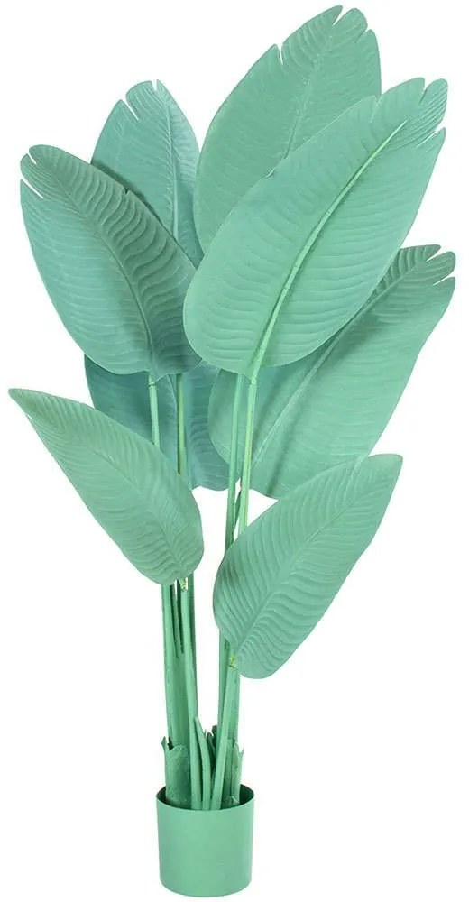 Τεχνητό Φυτό Στερλίτσια 20368 120cm Turkuaz Globostar Polyethylene,Fabric