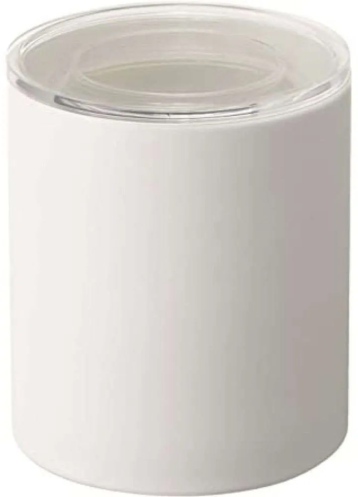 Βάζο Αποθήκευσης WH Large LBTYMZK5116 10,5x10,5x12cm White Yamazaki Ceramic,Polyresin