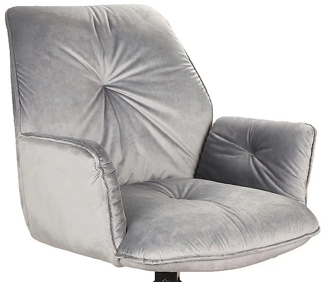 CHAIR BOOGIE II VELVET BLACK FRAME / ΓΚΡΙ ΜΠΛΟΥΒΕΛ 14 DIOMMI BOOGIEIIVCSZ