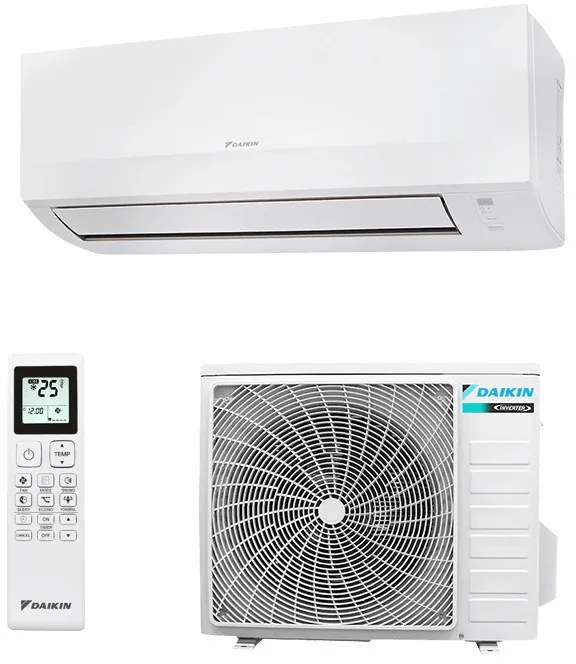Κλιματιστικό Inverter Daikin Sensira FTXC60E + RXC60E, 21000 BTU, 40 m2, A++, Wi-Fi, R-32, Λευκό
