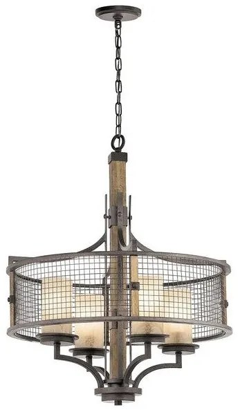 Κρεμαστό Φωτιστικό Οροφής 4xE14  Καφέ  Ahrendale KL-AHRENDALE4 Elstead Lighting-KL-AHRENDALE4-Καφέ KL-AHRENDALE4