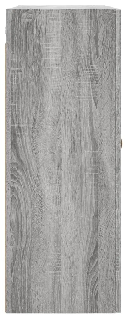vidaXL Ντουλάπια Τοίχου 2 τεμ. Γκρι Sonoma 69,5 x 34 x 90 εκ.