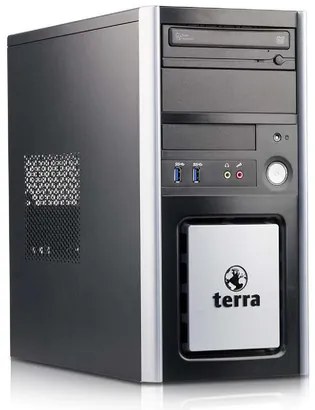 TERRA PC Tower, Refurbished Grade A Repainted, E5300, 2GB, 160GB HDD, DVD, FreeDOS