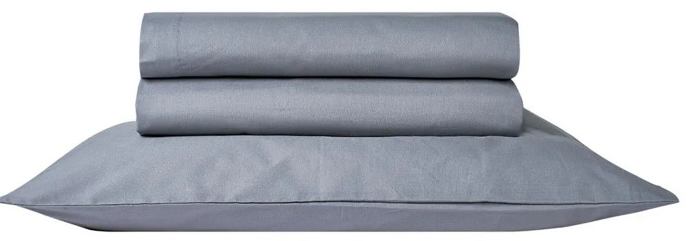 Σεντόνι Essential 24 Με Λάστιχο Grey Kentia King Size 180x235cm 100% Πενιέ Βαμβάκι