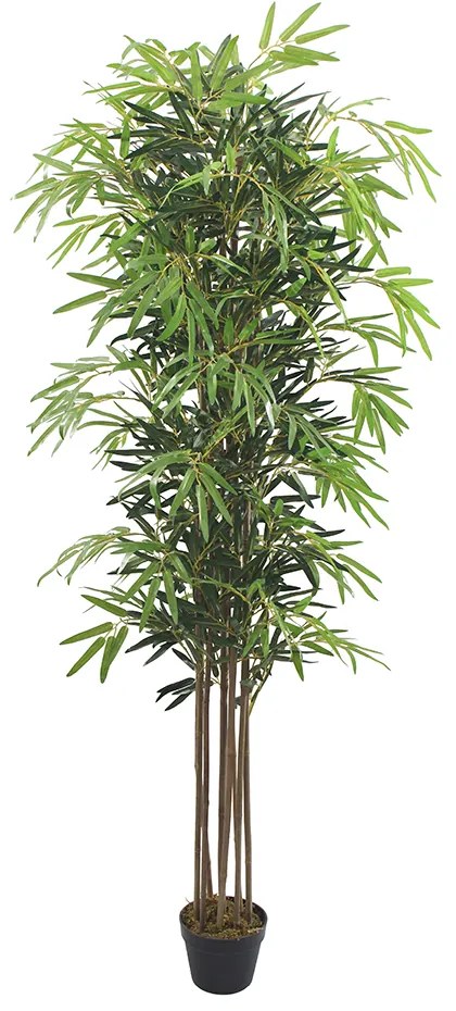 BAMBOO ΤΕΧΝΗΤΟ ΦΥΤΟ ΣΕ ΓΛΑΣΤΡΑ PEVA ΠΡΑΣΙΝΟ H180cm - 032203