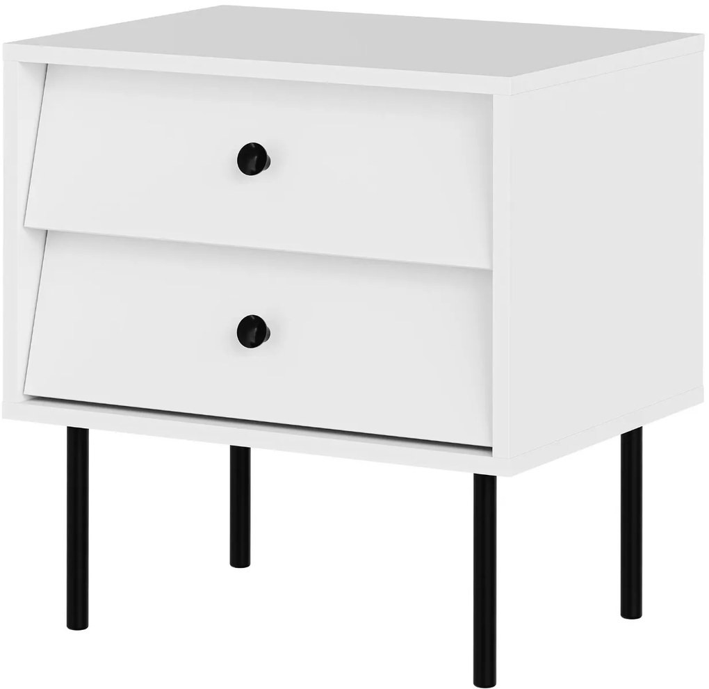 Κομοδίνο Valerio  2S-Leuko - 52.00Χ39.00Χ55.00cm