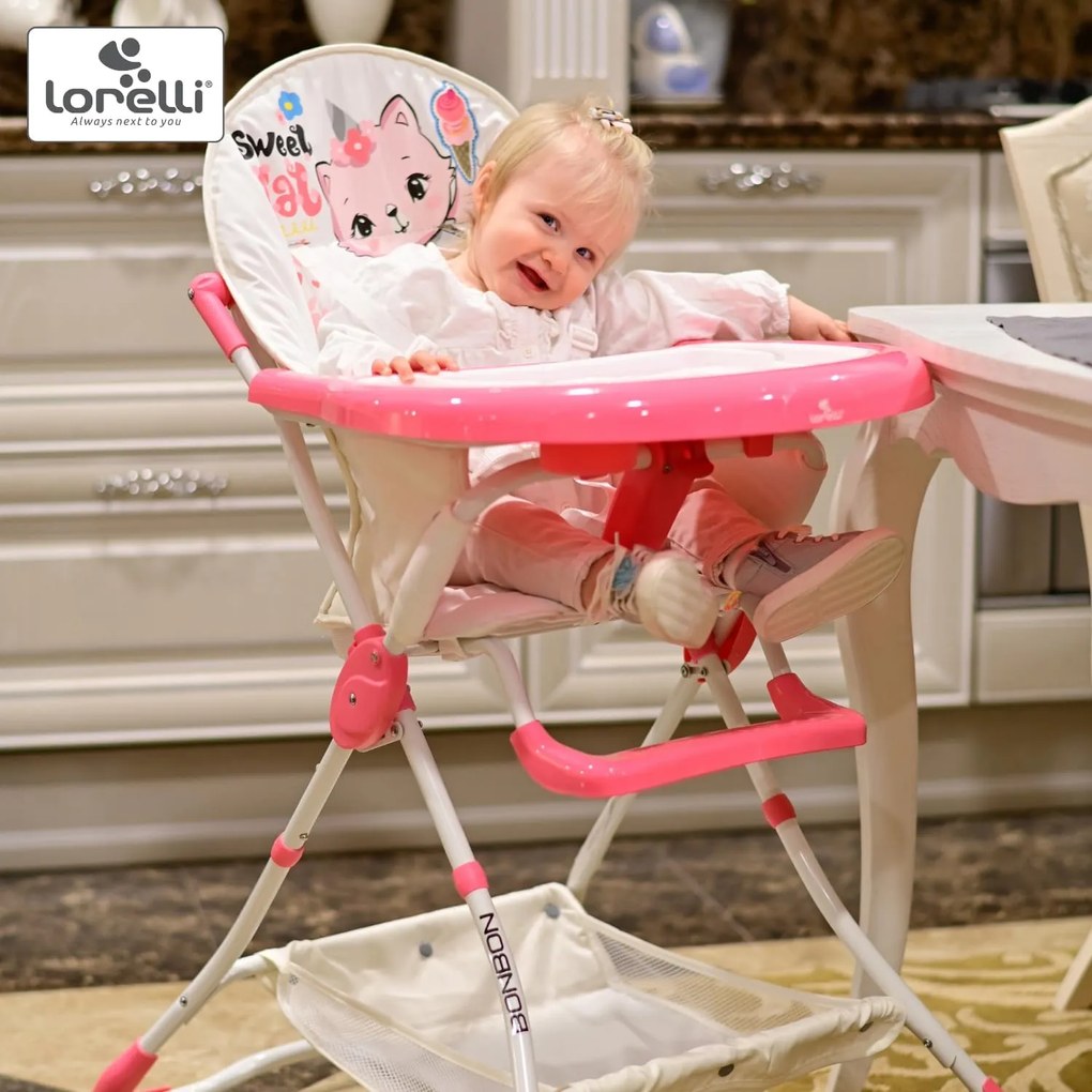 Καρεκλάκι φαγητού  BonBon  Beige Leather  10100312507 Lorelli