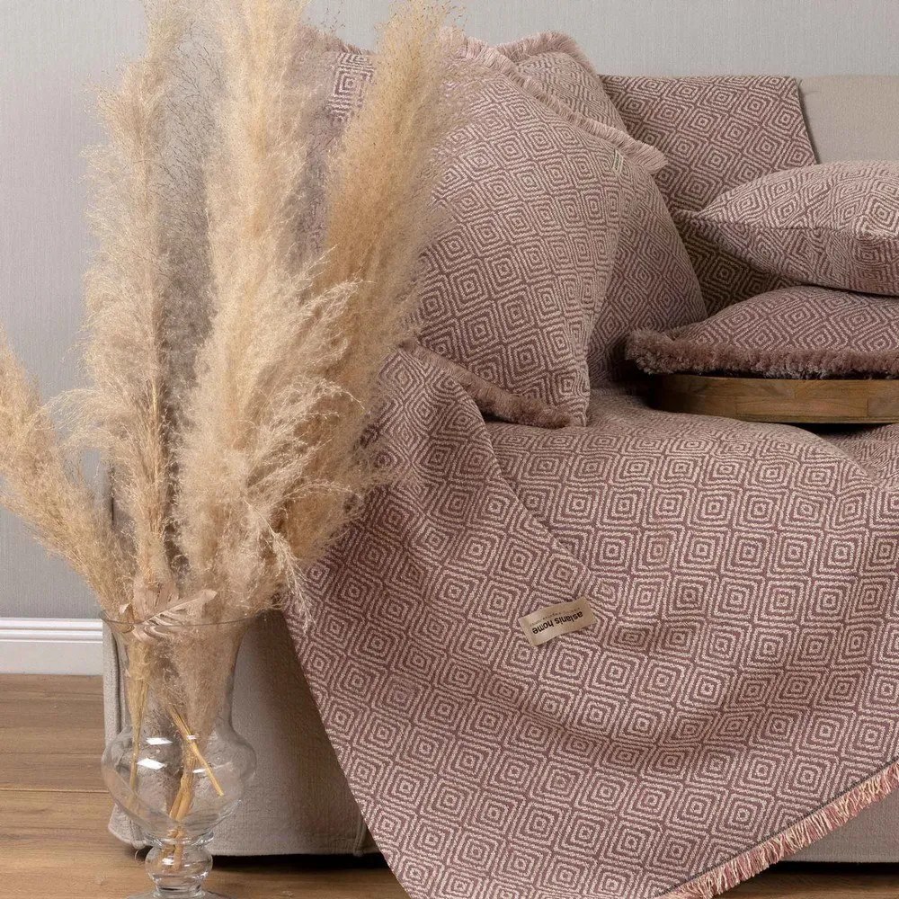 Ριχτάρι Panion Apple-Ecru Aslanis Home Διθέσιο 180x250cm Βαμβάκι-Polycotton