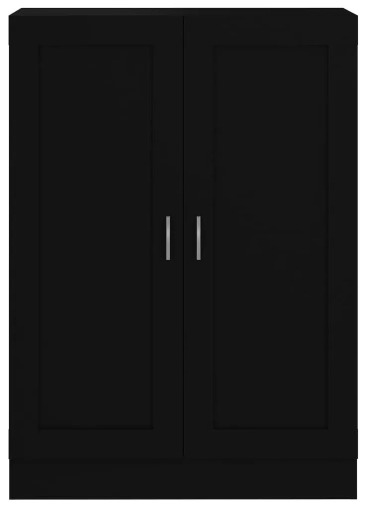 vidaXL Βιβλιοθήκη Μαύρη 82,5 x 30,5 x 115 εκ. Επεξ. Ξύλο