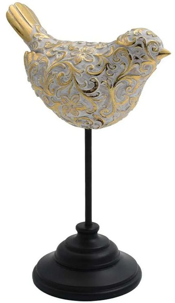Διακοσμητικό Πουλί 279-124-230 16x10x23cm Multi Polyresin