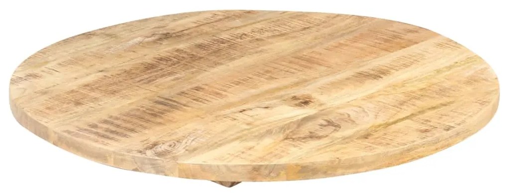vidaXL Επιφάνεια Τραπεζιού Στρογγυλή 25-27 χιλ. 40 εκ. Ξύλο Μάνγκο