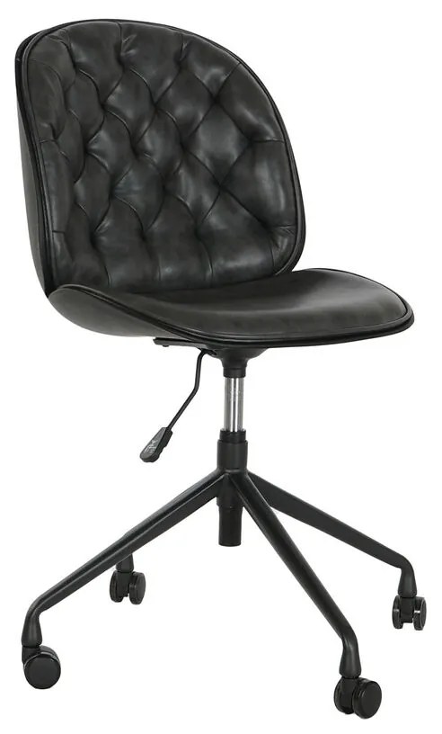 Καρέκλα DKD Home Decor Μαύρο Σκούρο γκρίζο 47,5 x 57,5 x 83 cm