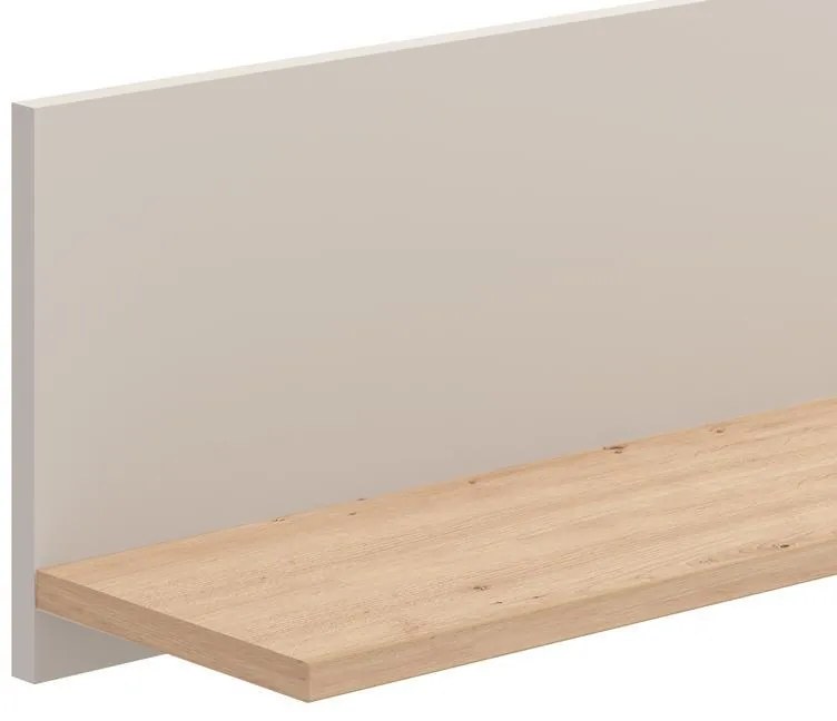 Ράφι Τοίχου ESSEX ZP Cashmere - Artisan Oak 138x20x24εκ. 138x20x24 εκ.