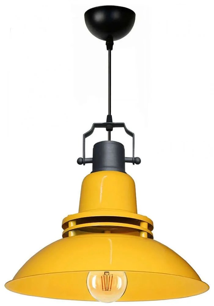 Φωτιστικό Οροφής 780SGN4609 Φ34,5x120cm 1xE27 40W Yellow-Black Opviq