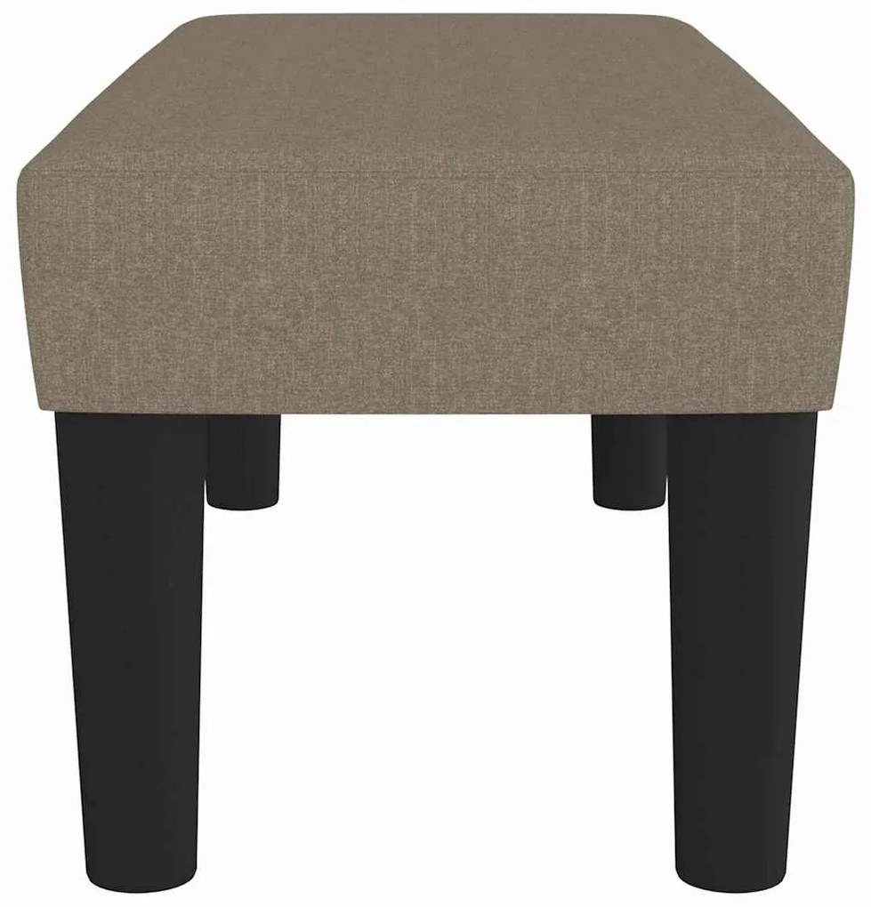 vidaXL Πάγκος Taupe 70 x 30 x 30 εκ. Υφασμάτινος