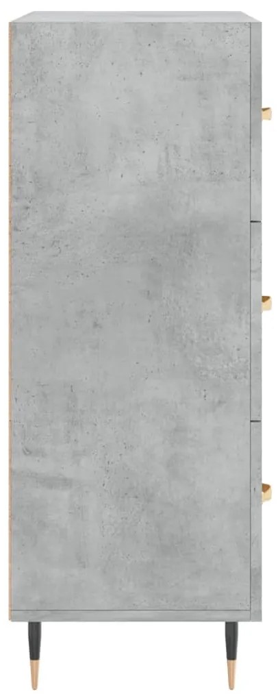 vidaXL Ντουλάπι Γκρι Σκυροδέματος 69,5x34x90 εκ. Επεξεργασμένο Ξύλο