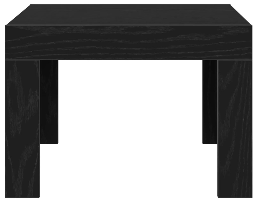 vidaXL Τραπεζάκι σαλονιού Μαύρη δρυς 50 x 50 x 35 cm