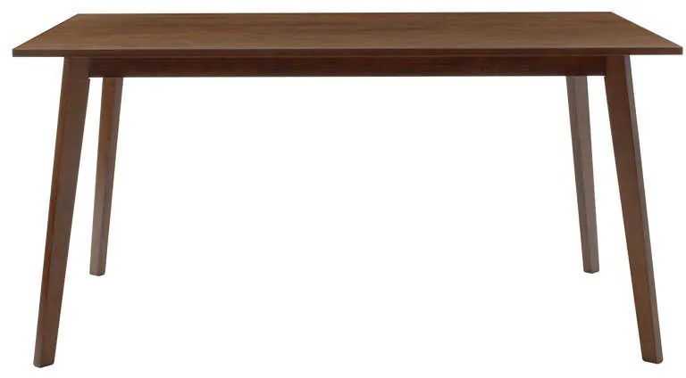 Τραπέζι Benson pakoworld MDF με καπλαμά χρώμα καρυδί 150x90x75εκ