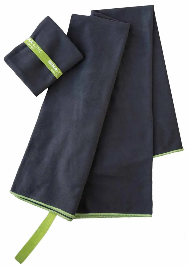 Πετσέτα Microfiber (90x160) Nima Riva Black
