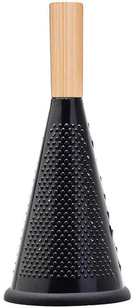 Τρίφτης Τυριού Bamboo Essentials 01-14667 12,2x12,2x28cm Natural-Black Estia Steel,Bamboo