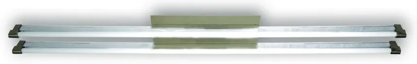 Γραμμικό Φωτιστικό Φθορίου 2xT5 54W Πλέξιγκλας Slim Homelighting -77-1797-Μπρονζέ 77-1797