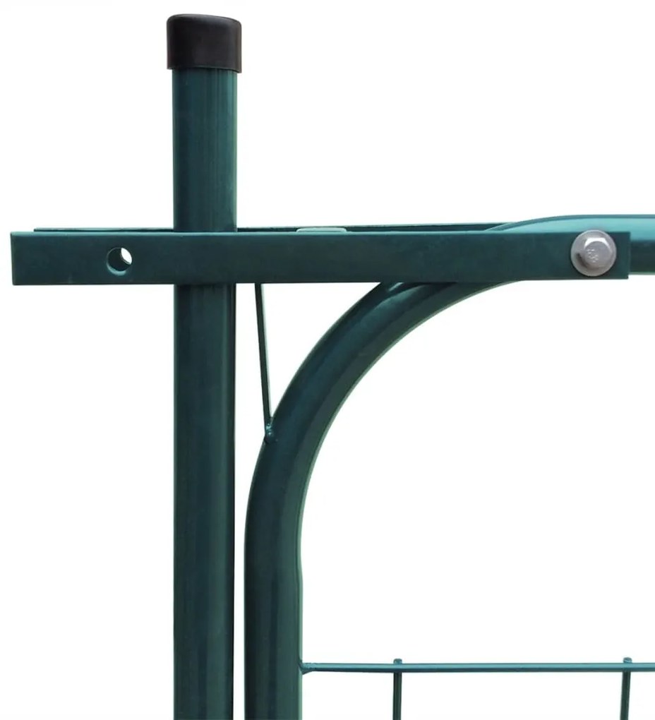 vidaXL Πύλη Φράχτη Κήπου Πράσινη 100x100 εκ.