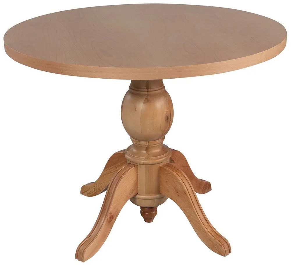 Τραπέζι Roma 117FRF1267 Φ100x75cm Oak Ξύλο