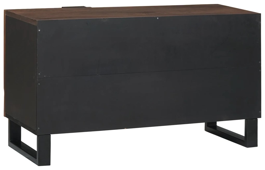 vidaXL Ντουλάπι Τηλεόρασης 80x31.5x46 cm Μασίφ Ξύλο Μανγκό&Μηχανικώς Κατασκευασμένο Ξύλο