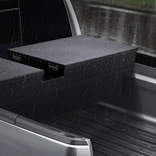 VEVOR Crossover Tool Box 70x20x13 In Heavy Duty Aluminum Toolbox for Truck Bed