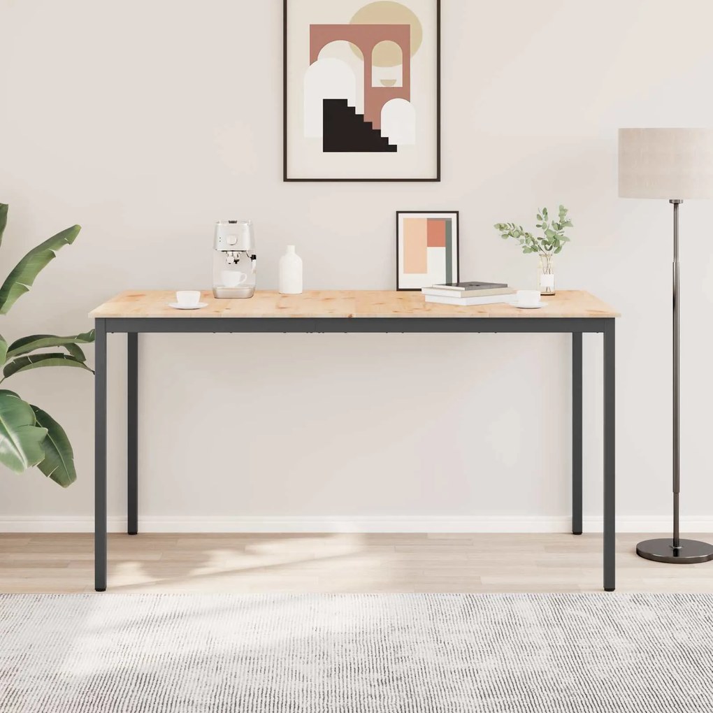 vidaXL Τραπέζι μπαρ Φυσικό 110 x 55 x 105 εκ. Στερεά ξυλεία πεύκου