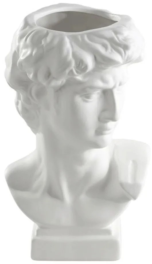 Βάζο Κεραμικό Πρόσωπο Felicien 421001 16x14x26cm White Eglo Κεραμικό