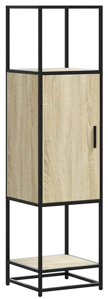 vidaXL Highboard Sonoma Oak Κατασκευασμένο ξύλο και μέταλλο