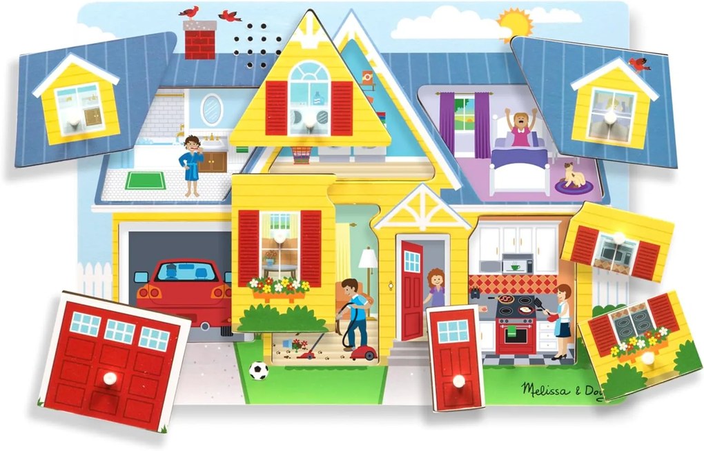 Παζλ ενσφηνωμα σπίτι 0734 Melissa + Doug