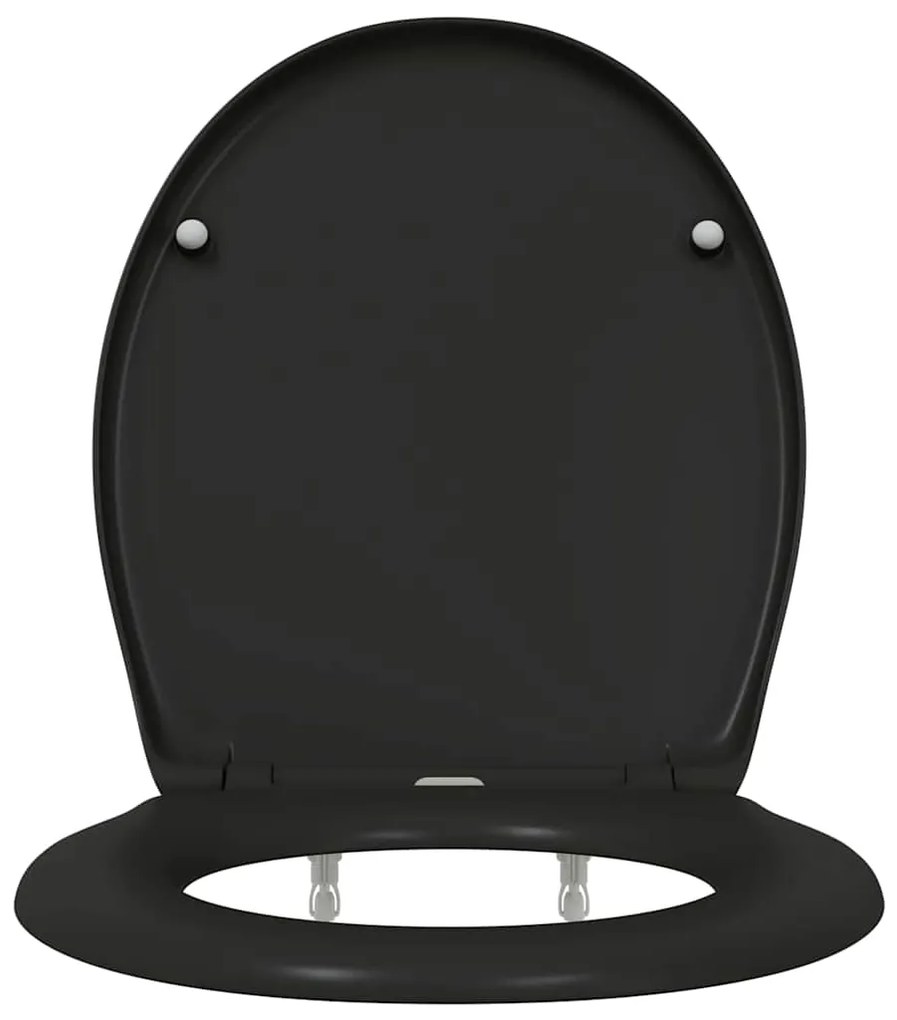 vidaXL Λεκάνη Μαύρο 44,8 x 37,3 x 4,2 εκ Δυροπλάστ