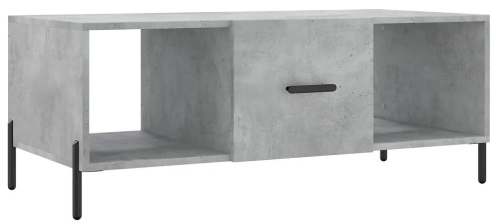 vidaXL Τραπεζάκι Σαλονιού Γκρι Σκυρ. 102x50x40 εκ. Επεξεργασμένο Ξύλο