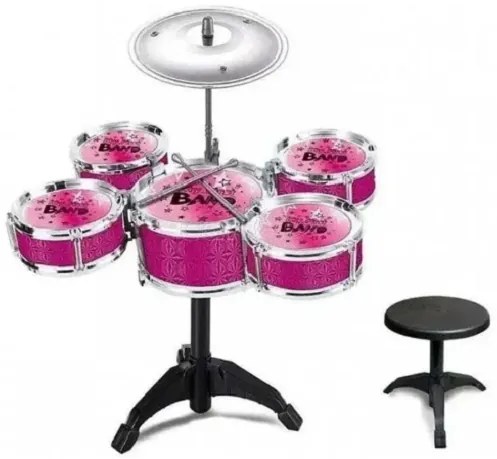 Σετ Παιδικά Drums Jazz THL2167 Φούξια