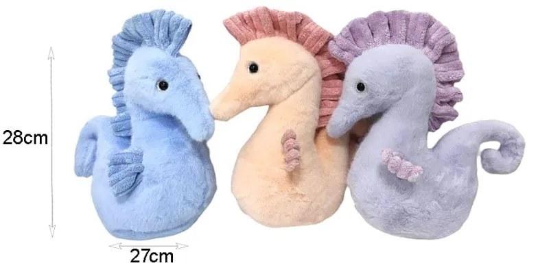 Λούτρινο ιππόκαμπος 28cm - Seahorse