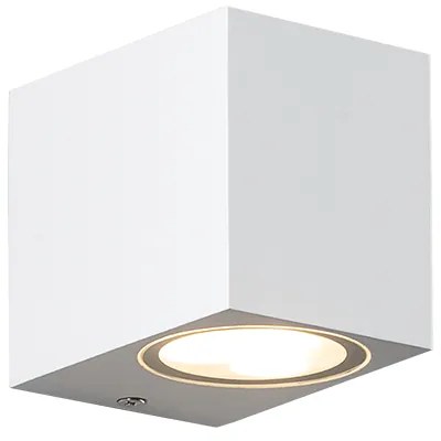 GU10 WALL LUMINAIRE 230V AC MATT WHITE IP65 MAX.35W - LG2203GU10W