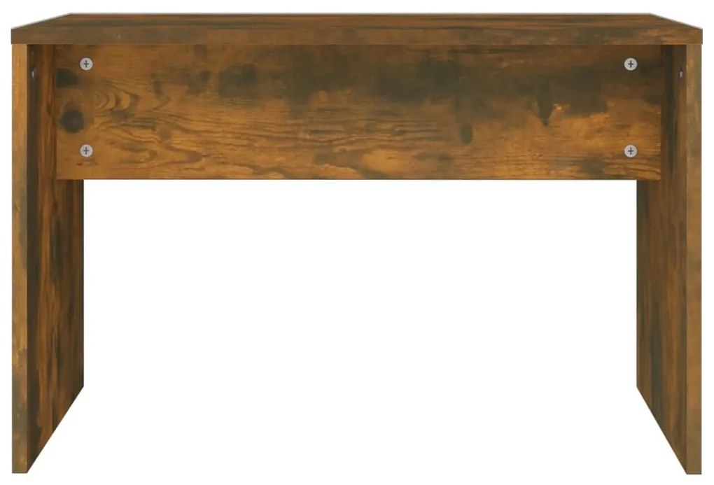 Σκαμπό Μπουντουάρ Καπνιστή δρυς 70 x 35 x 45 εκ. Επεξ. Ξύλο - Καφέ