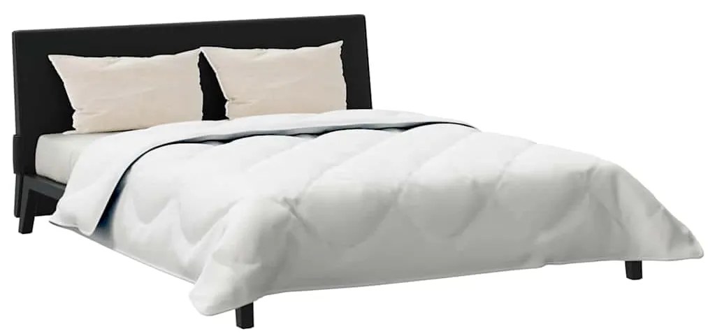 vidaXL Πάπλωμα με μαξιλάρι 3 pcs Λευκό 200 x 200 cm Μικροΐνες