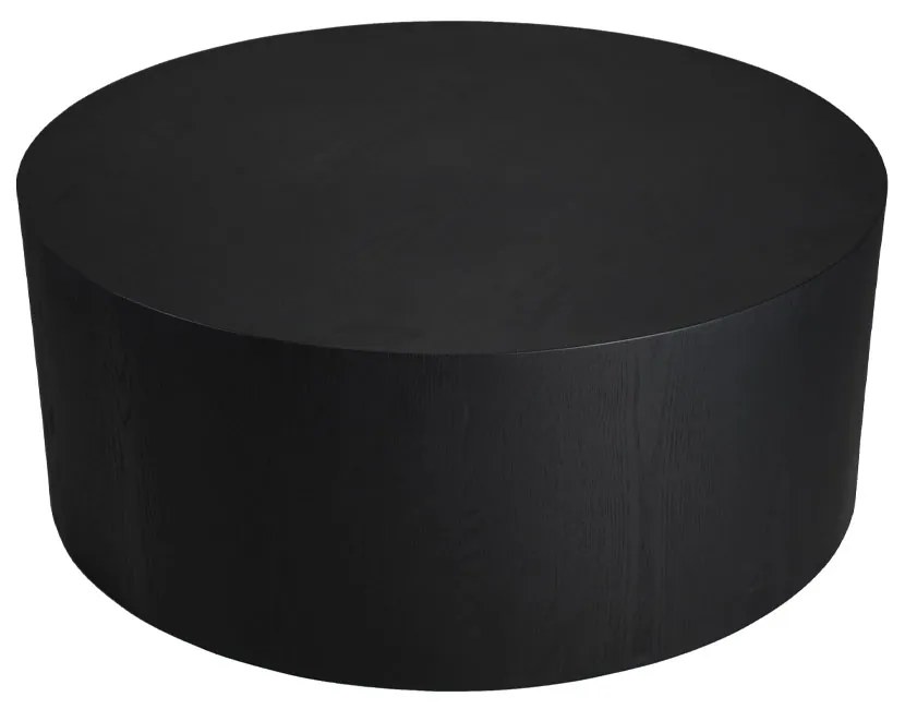 TUBE COFFEE TABLE ΜΑΥΡΟ 100x100xH41cm