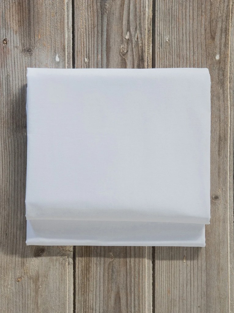 Σεντόνι Μονό Με Λάστιχο Unicolors White 100x200+32 - Nima Home