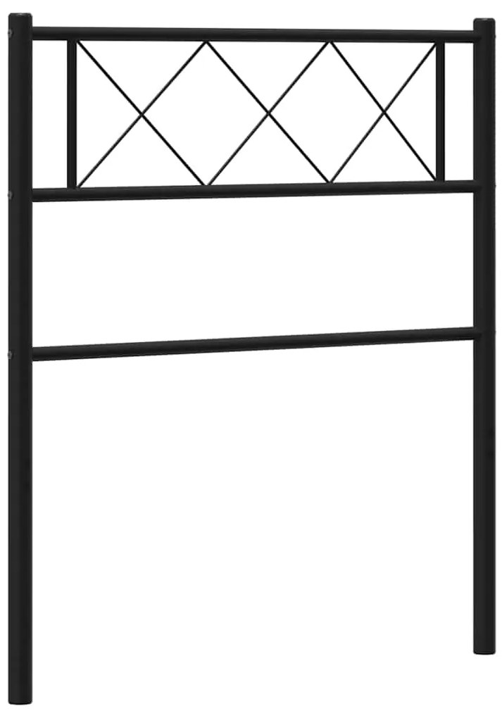 vidaXL Κεφαλάρι Μαύρο 100 εκ. Μεταλλικό