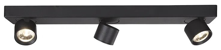 Φωτιστικό Σποτ Aca RA33LEDS54BK PLUTO Μαύρο Ματ (Black Mat) 3000K